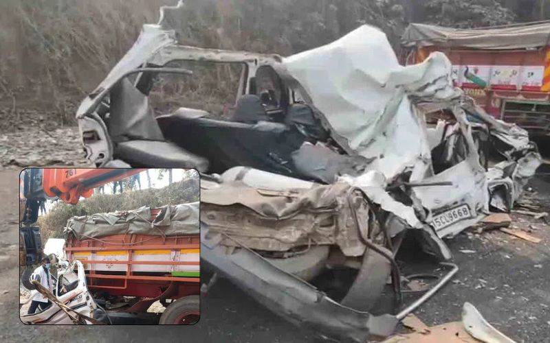 گجرات سڑک حادثہ،کار-ٹرک  تصادم میں7 ہلاک